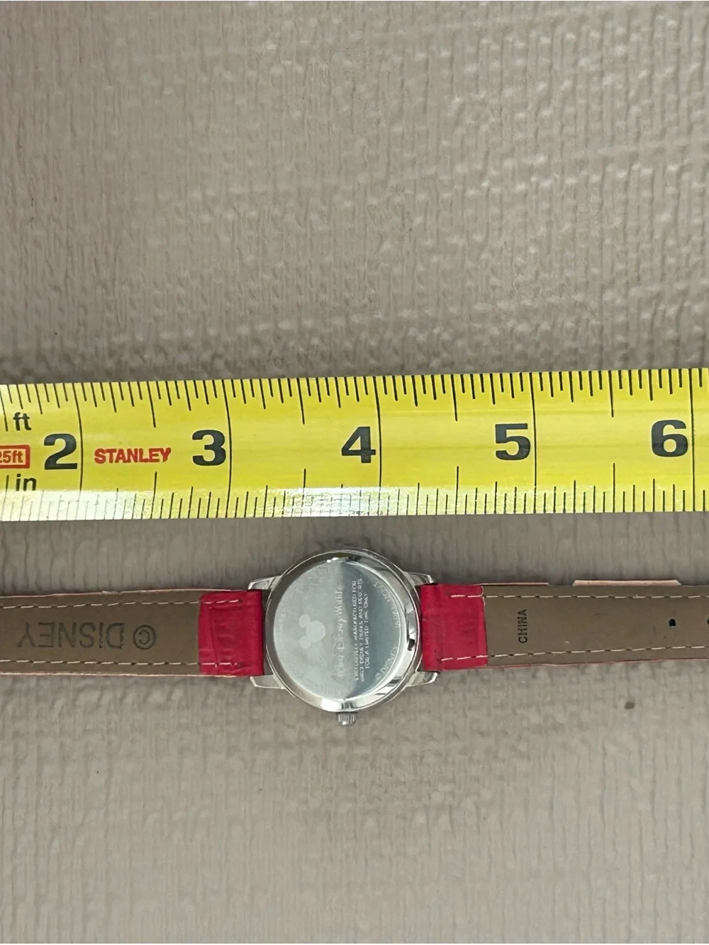 Disney Women’s Red-Strap Wristwatch